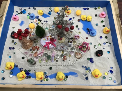 10週年限定企画　箱庭体験をして